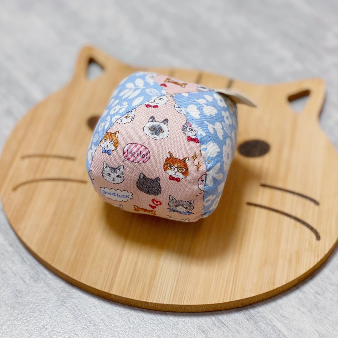 猫草玩具 猫草 波波 猫玩具 内有铛铛声 - 玩具 - 棉 多色