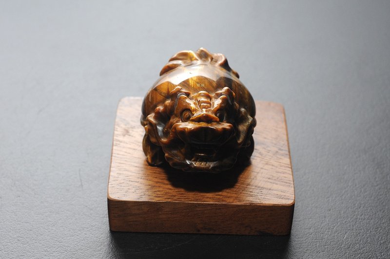 虎眼石龙龟 矿石/水晶/灵修/开运/招财/破煞/防小人2 - 摆饰 - 半宝石 