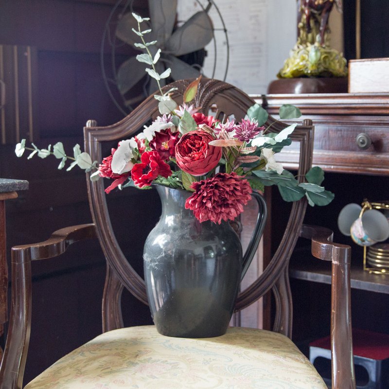 RUSTIC RED SET - Medium Posie Rooms for Home Decoration - 香薰/精油/线香 - 纸 红色