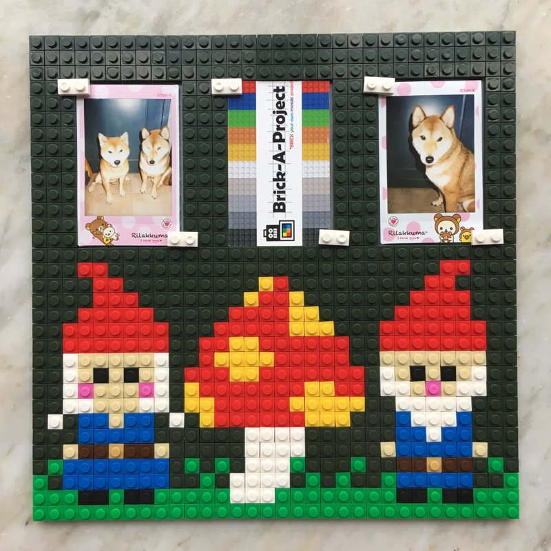 森林精灵积木玩具相架(尺寸: 26cm x 26cm) - 画框/相框 - 塑料 