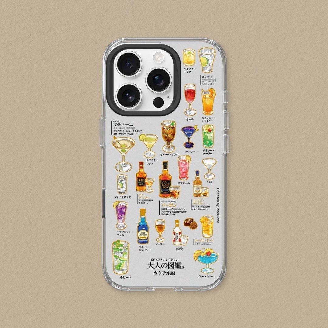 Clear透明防摔手机壳∣大人の図鉴/カクテル编_図鉴 for iPhone - 手机壳/手机套 - 塑料 透明