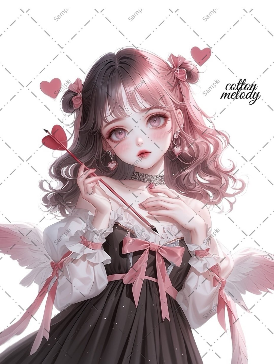 original sticker no.1386 人物贴纸 原创贴纸 人物贴纸 女孩贴纸 原创人物贴纸 - 贴纸 - 纸 