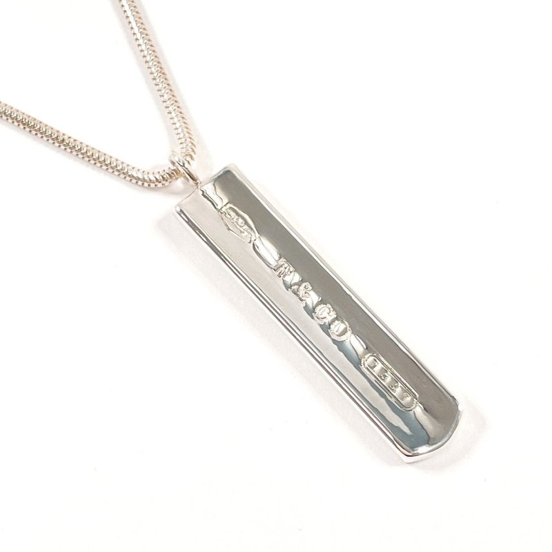 [日本直邮，二手，状况良好] Tiffany & Co. 项链 1837 条形吊坠 925银复古 - 项链 - 纯银 银色