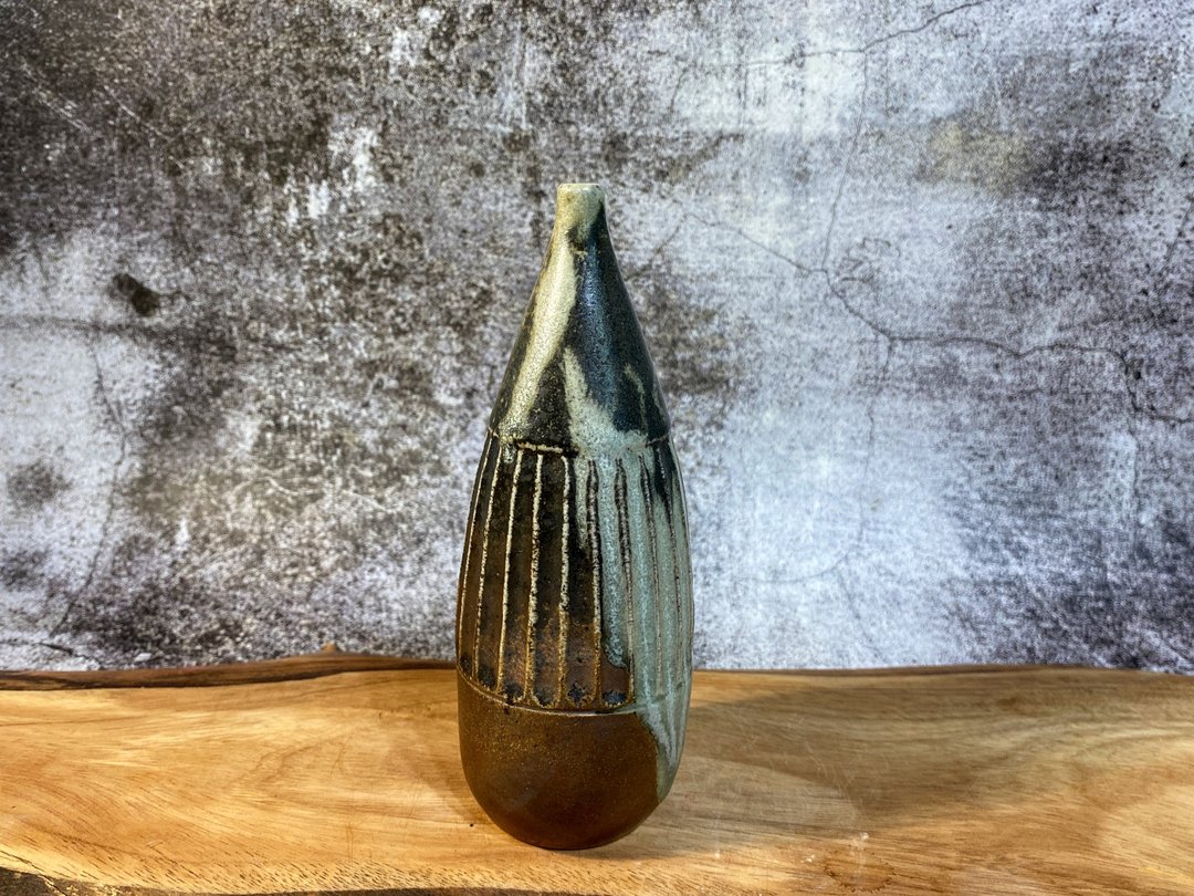 Wood fired vase - 花瓶/陶器 - 陶 