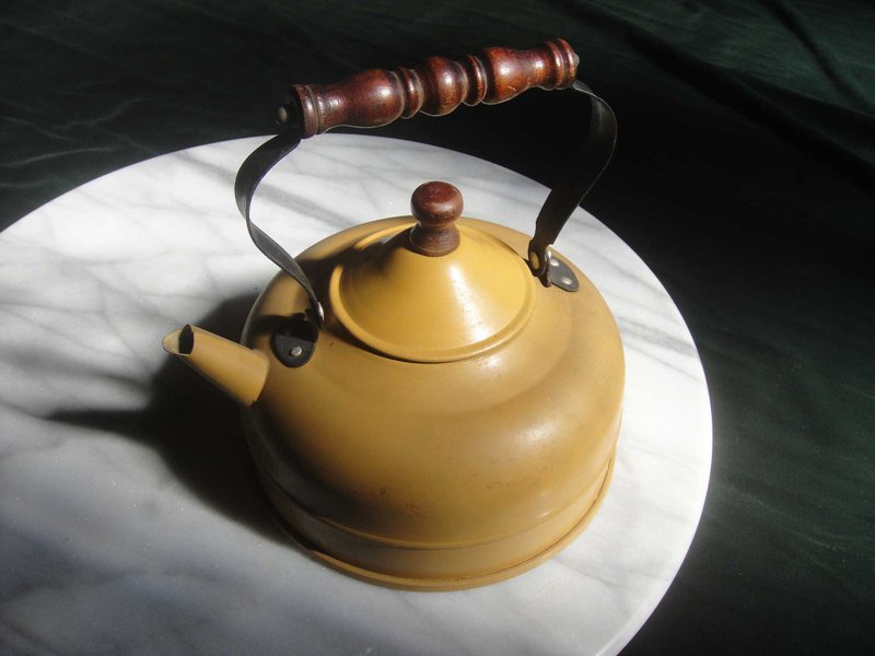 【老时光 OLD-TIME】早期二手国外进口木柄水壶 - 水瓶/水壶 - 其他材质 