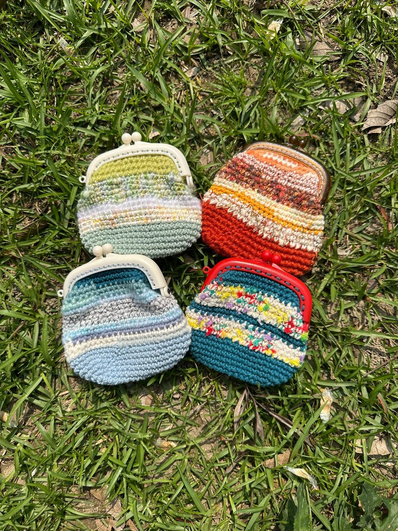 缤纷日常・手作编织口金包 - 零钱包 - 其他材质 多色