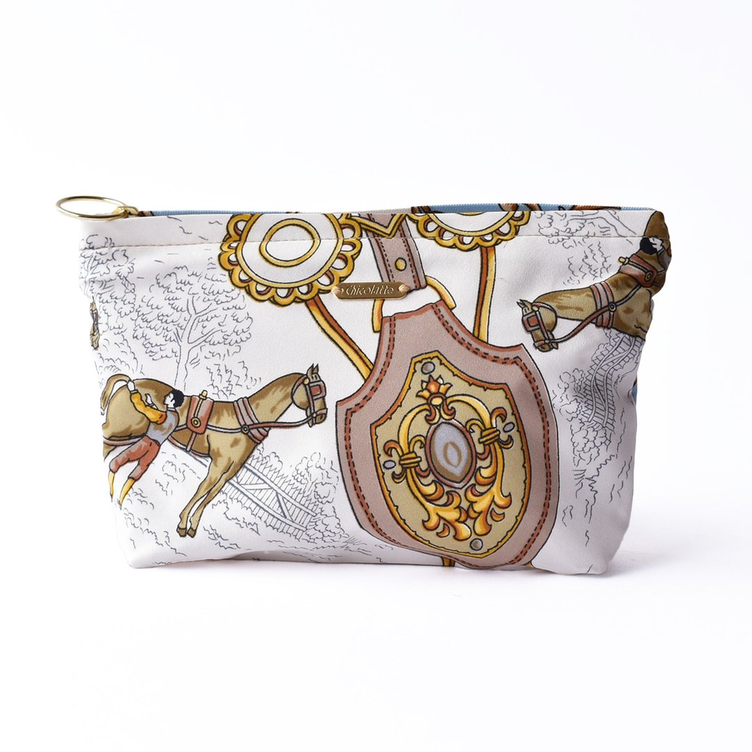 化妆用品收纳包 EMI POUCH (M) / 日本制造 - 化妆包/杂物包 - 其他材质 