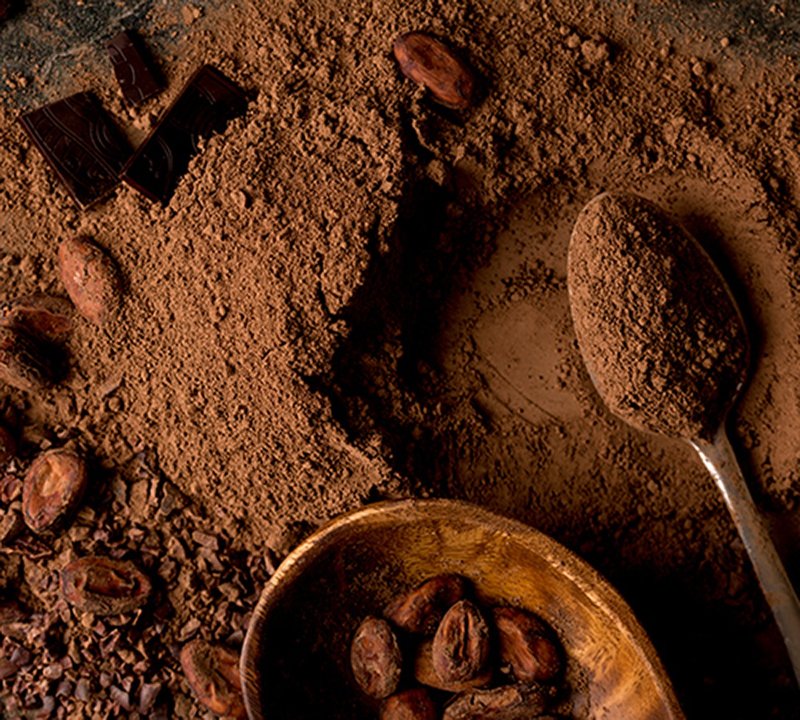 100%无糖可可粉【黑方巧克力】 - 巧克力 - 木头 咖啡色