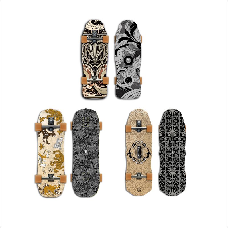台湾SwaggyGOAT冲浪滑板|深脚窝 |高回弹PU转向系统 |穏定 - 运动/健身用品 - 其他材质 