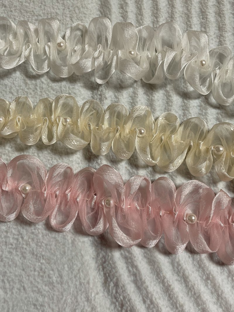 Satin Necklace | 缎带の曲奇饼宠物项链 - 衣/帽 - 聚酯纤维 