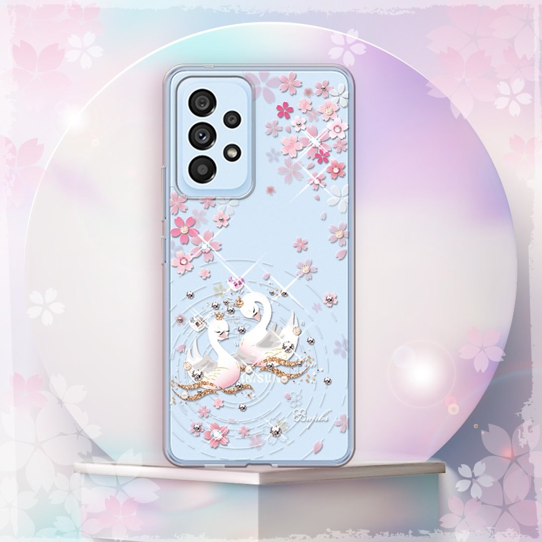 Samsung Galaxy A53 5G 轻薄军规防摔彩钻手机壳-天鹅湖 - 手机壳/手机套 - 其他材质 多色