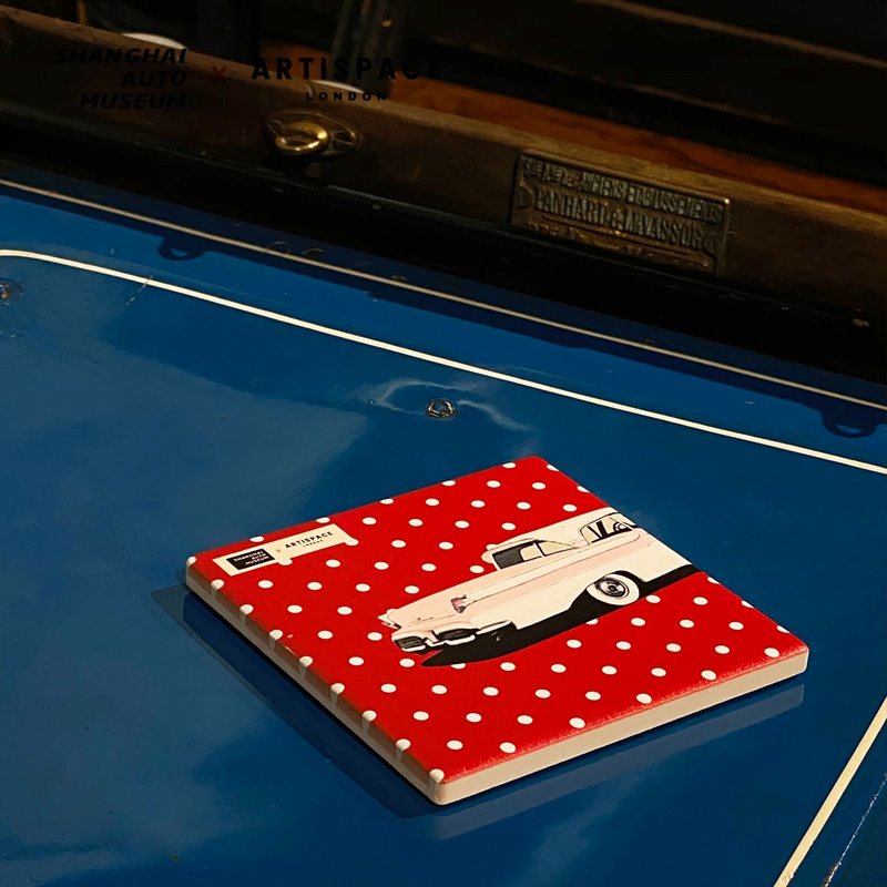 博物馆联名系列吸水陶瓷杯垫文创礼品 - 杯垫 - 瓷 多色