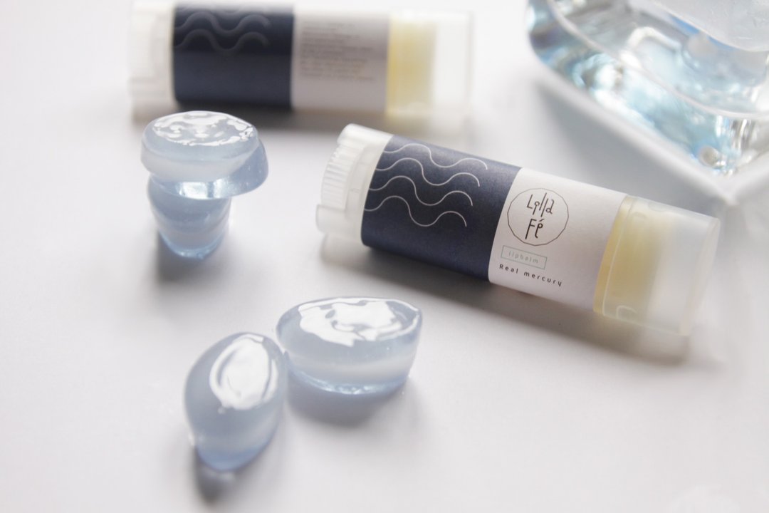 护唇膏【 水心 Real mercury 】Lip balm - 唇部保养 - 其他材质 蓝色