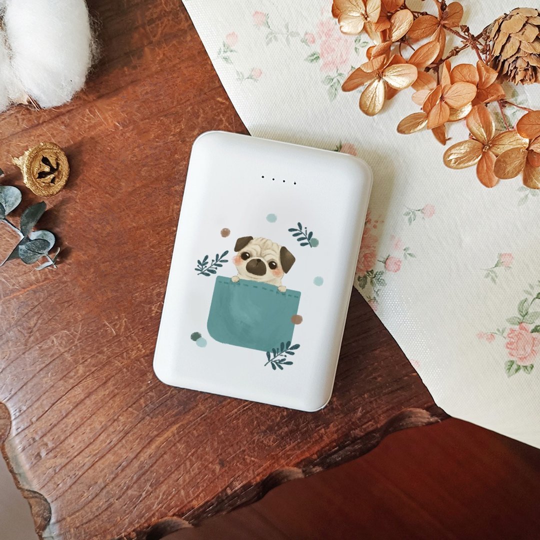 10000mAh 轻便型行动电源 - 口袋八哥 - 充电宝/传输线 - 塑料 多色