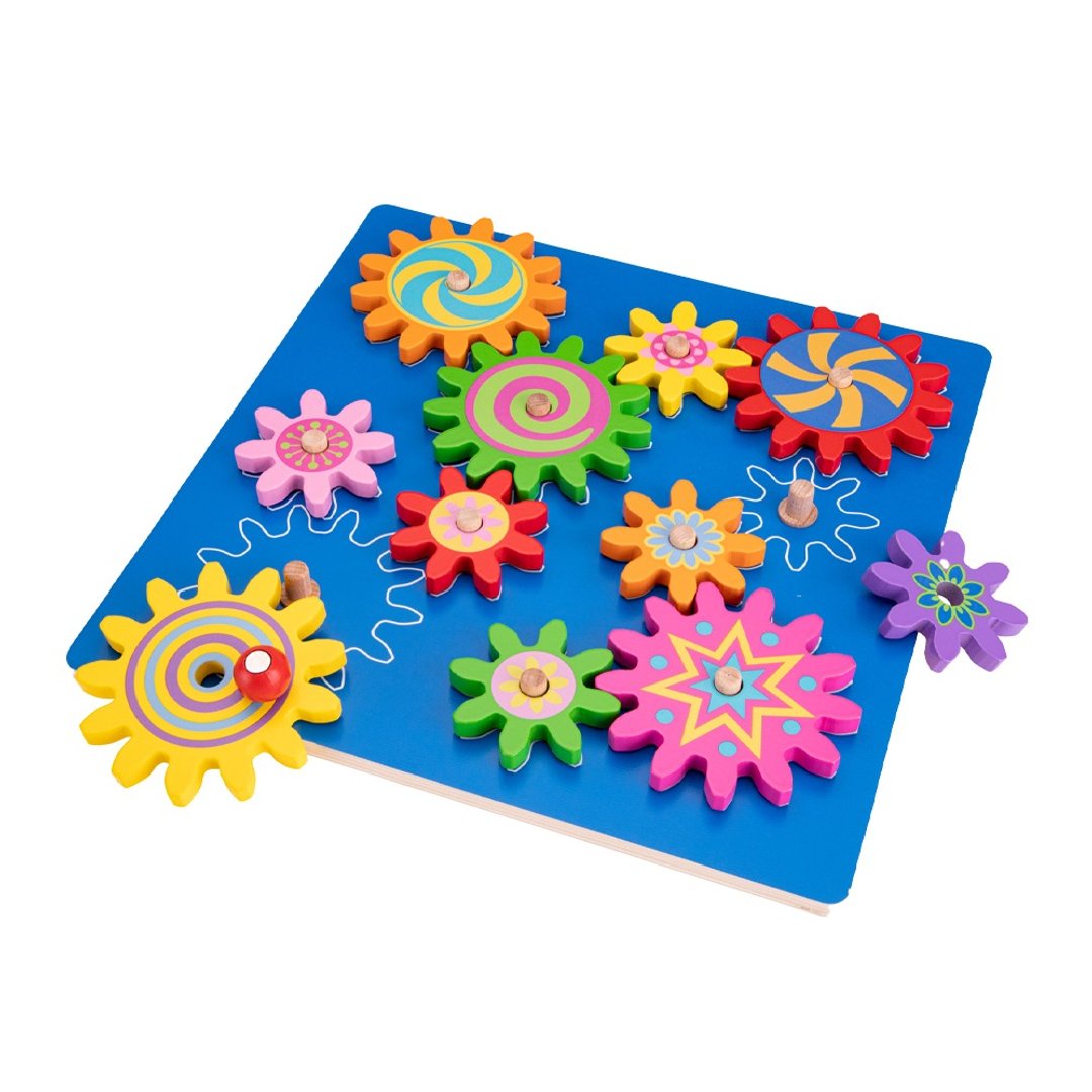 【荷兰New Classic Toys】木制幼儿认知齿轮游戏-10525 - 玩具/玩偶 - 木头 
