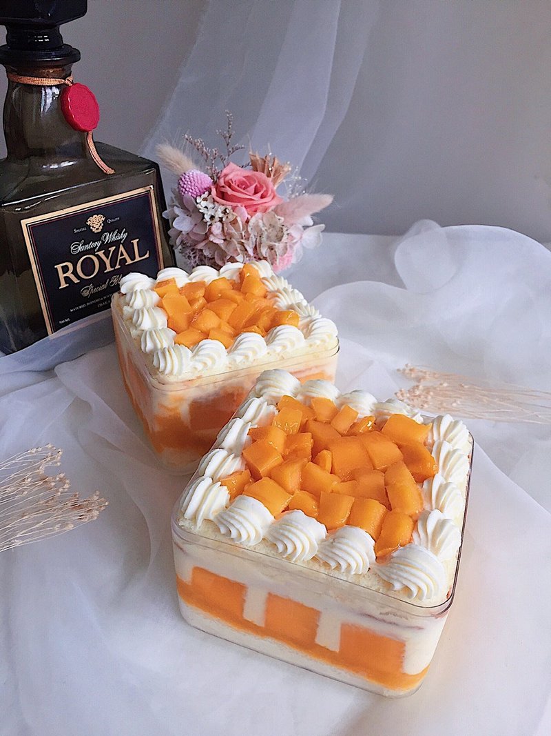 【MSM】芒果宝盒 - 蛋糕/甜点 - 新鲜食材 橘色