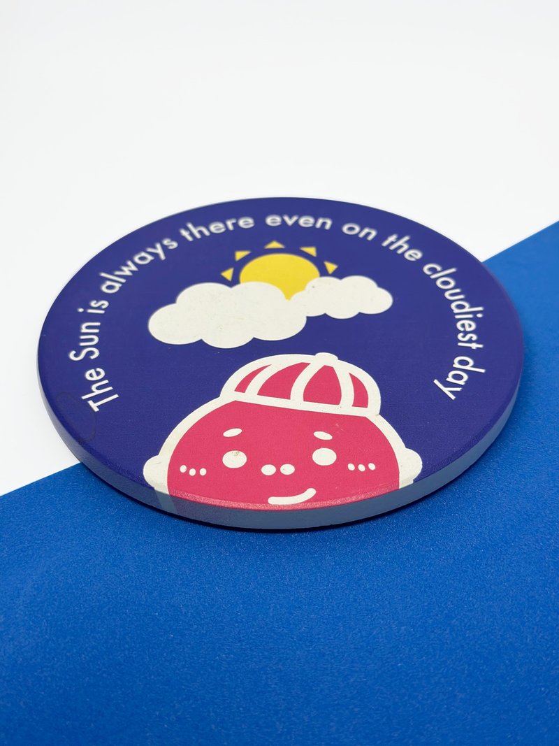 硅藻土杯垫 - 太阳天天都在 - 杯垫 - 其他材质 