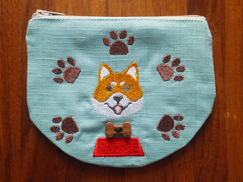 用餐趣 个性专属 刺绣 拉链零钱包 背面免费绣中英文名请备注 - 零钱包 - 绣线 多色