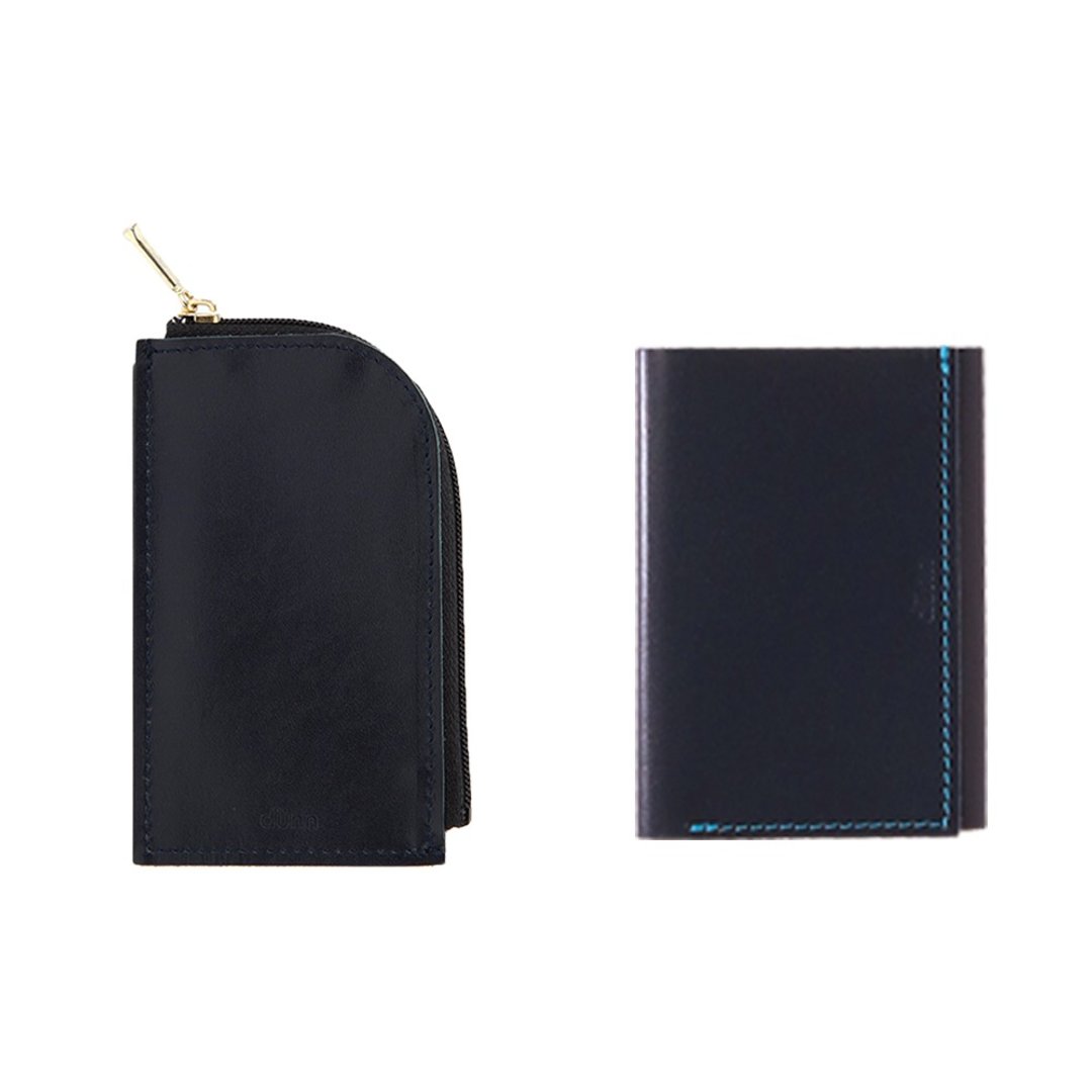 Wallet set dunn coin &amp; cardcase + dunn 3wings wallet - 皮夹/钱包 - 真皮 多色
