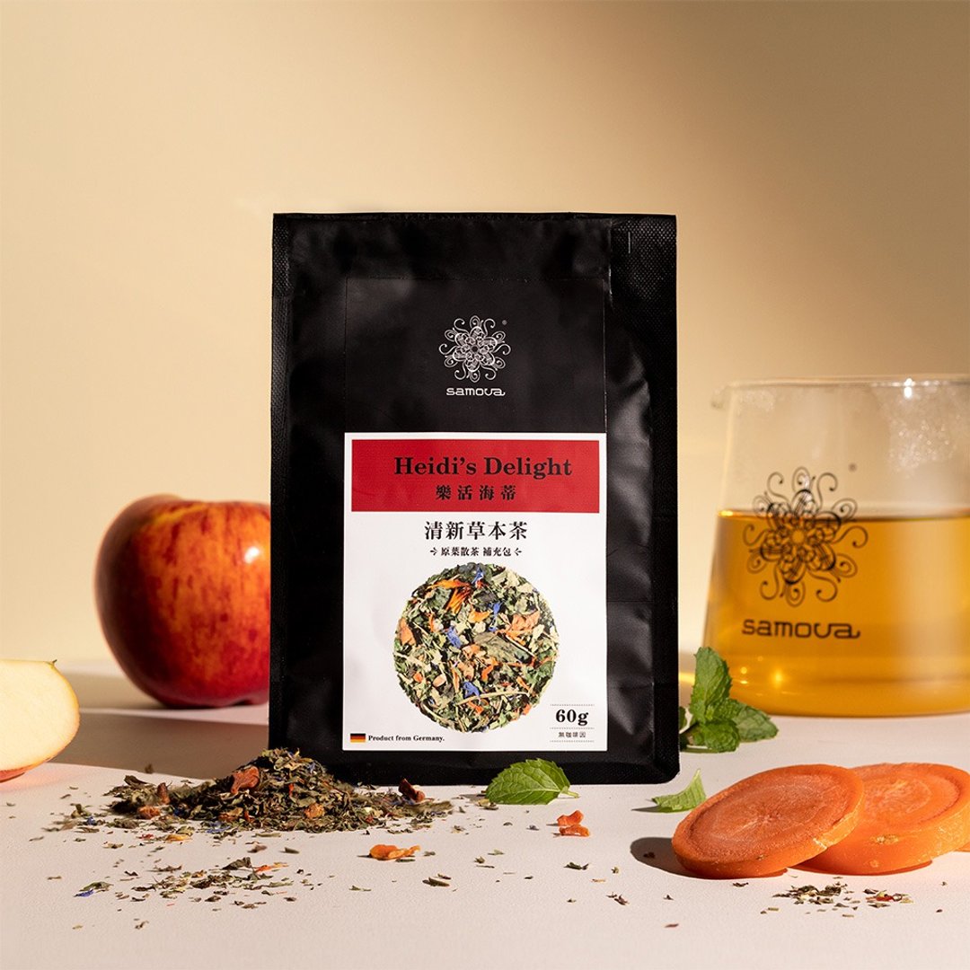 【Refill 原叶散茶补充包】清新草本茶 乐活海蒂 | 康普茶 | 60g - 茶 - 新鲜食材 红色