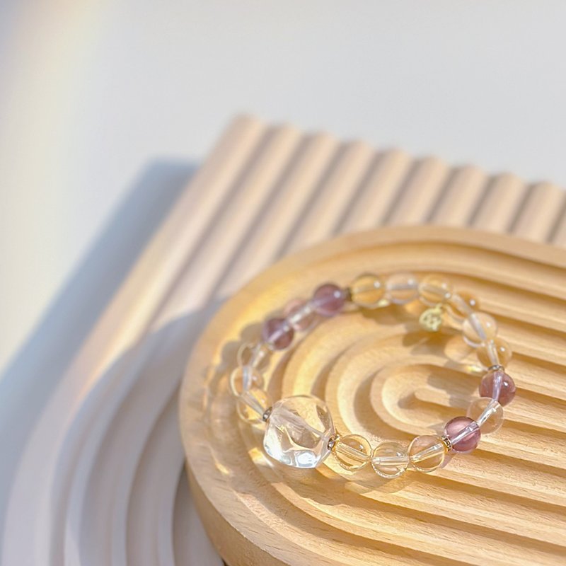 XXTRA Thyself 手链 | 白水晶 黄晶 紫晶 | 抱负守护 - 手链/手环 - 水晶 紫色