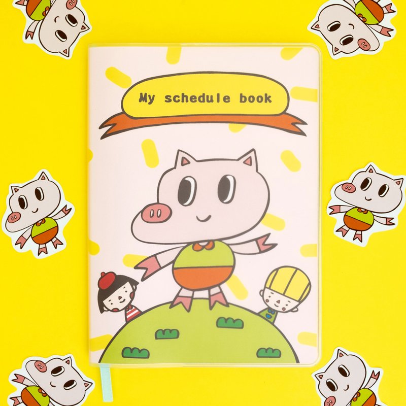 年历手帐本 / 猪猪战士 - 笔记本/手帐 - 纸 多色