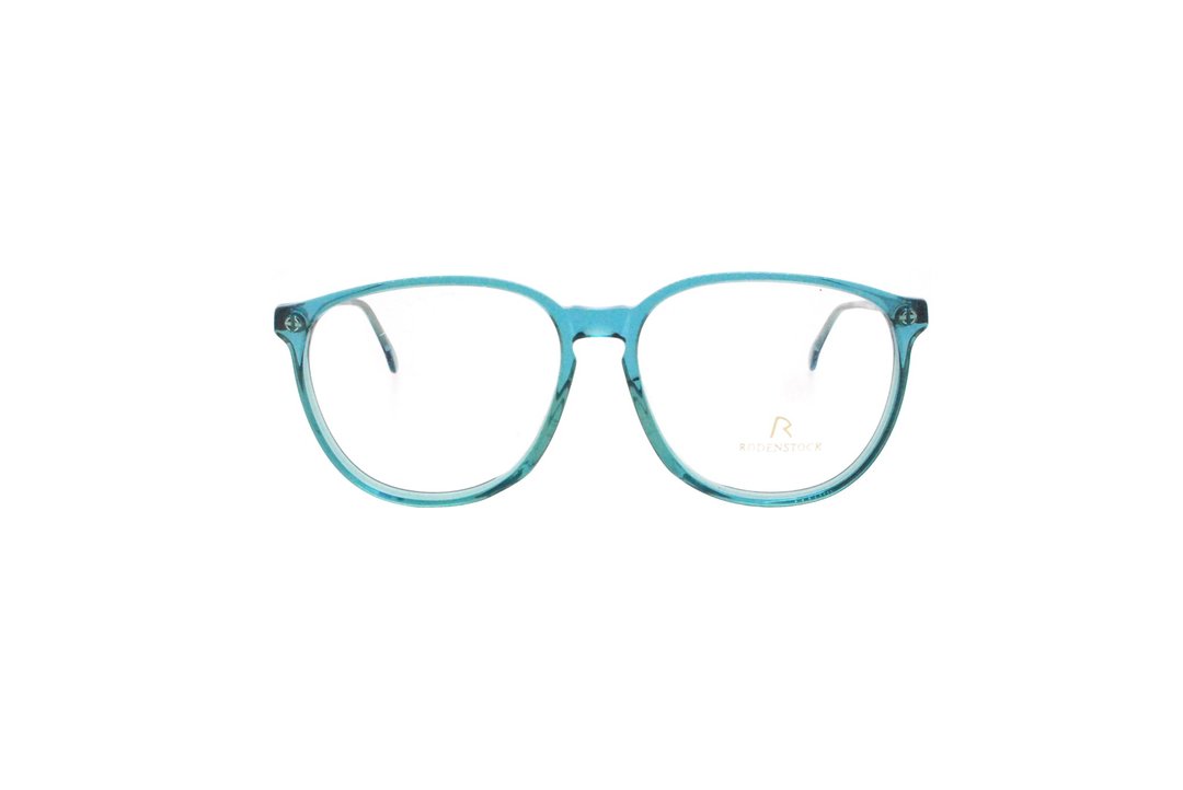 可加购平光/度数镜片 罗敦司得 Rodenstock Jerry 6093 B 80年代德国制古董眼镜 - 眼镜/眼镜框 - 塑料 绿色