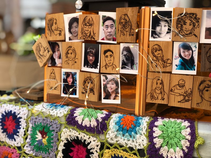 呆瓜手机绘图课-五分钟甜美肖像画-费用为两人 可免费复习 - 插画/绘画/写字 - 木头 