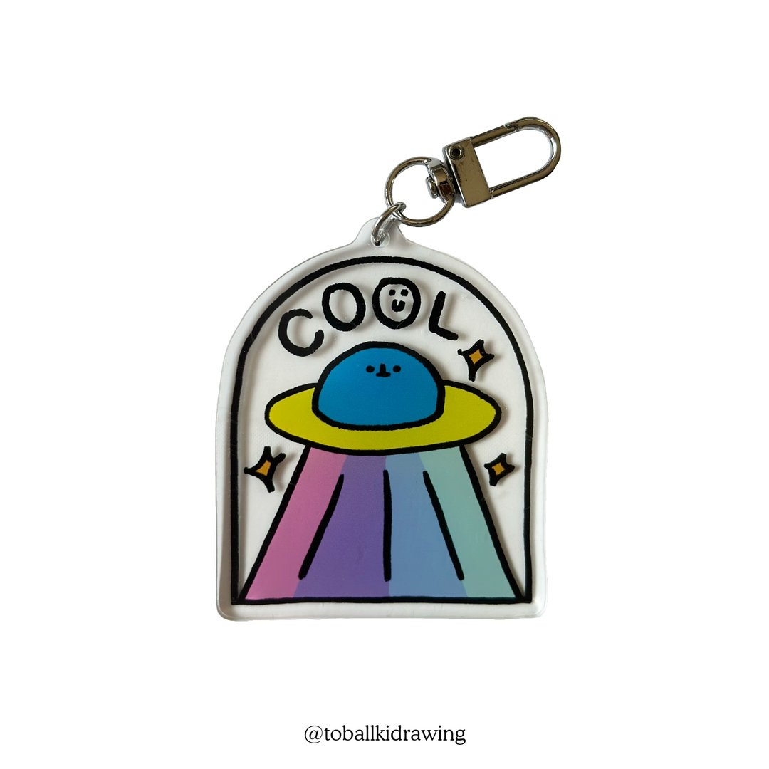 \ COOL / acrylic keychains - 钥匙链/钥匙包 - 压克力 多色