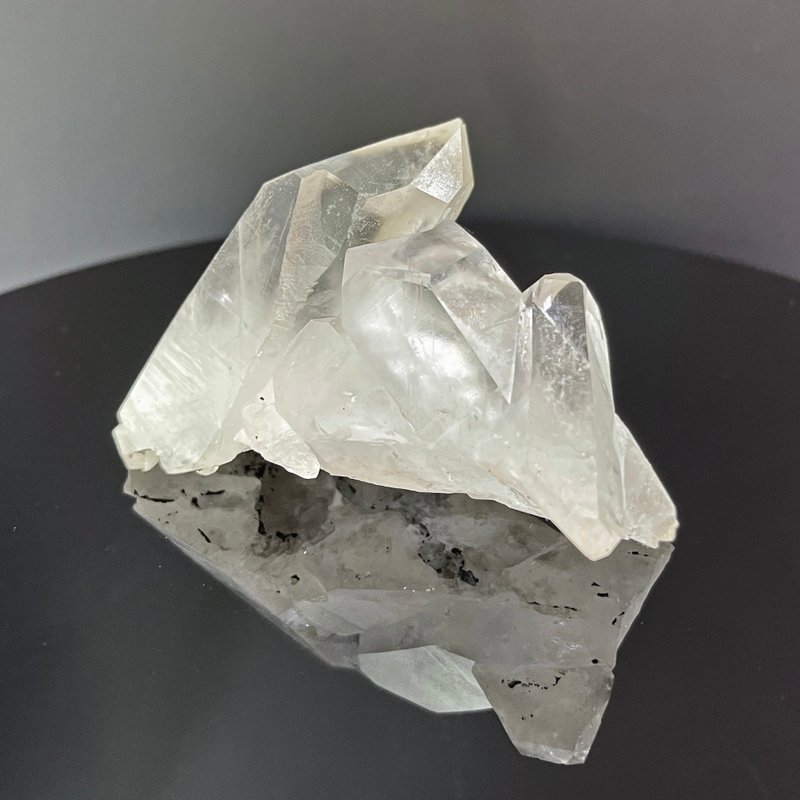 No.110稀有大师水晶Master Crystals白水晶簇 道水晶 艾希斯女神 - 摆饰 - 水晶 透明