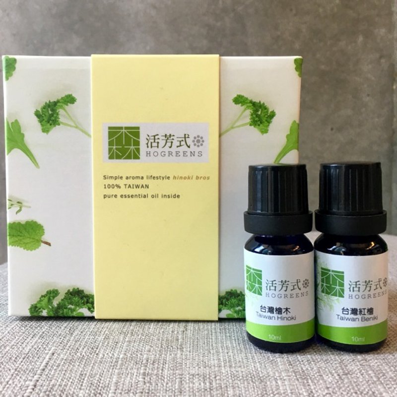桧木组合 Hinoki Bros Set - 香薰/精油/线香 - 植物．花 