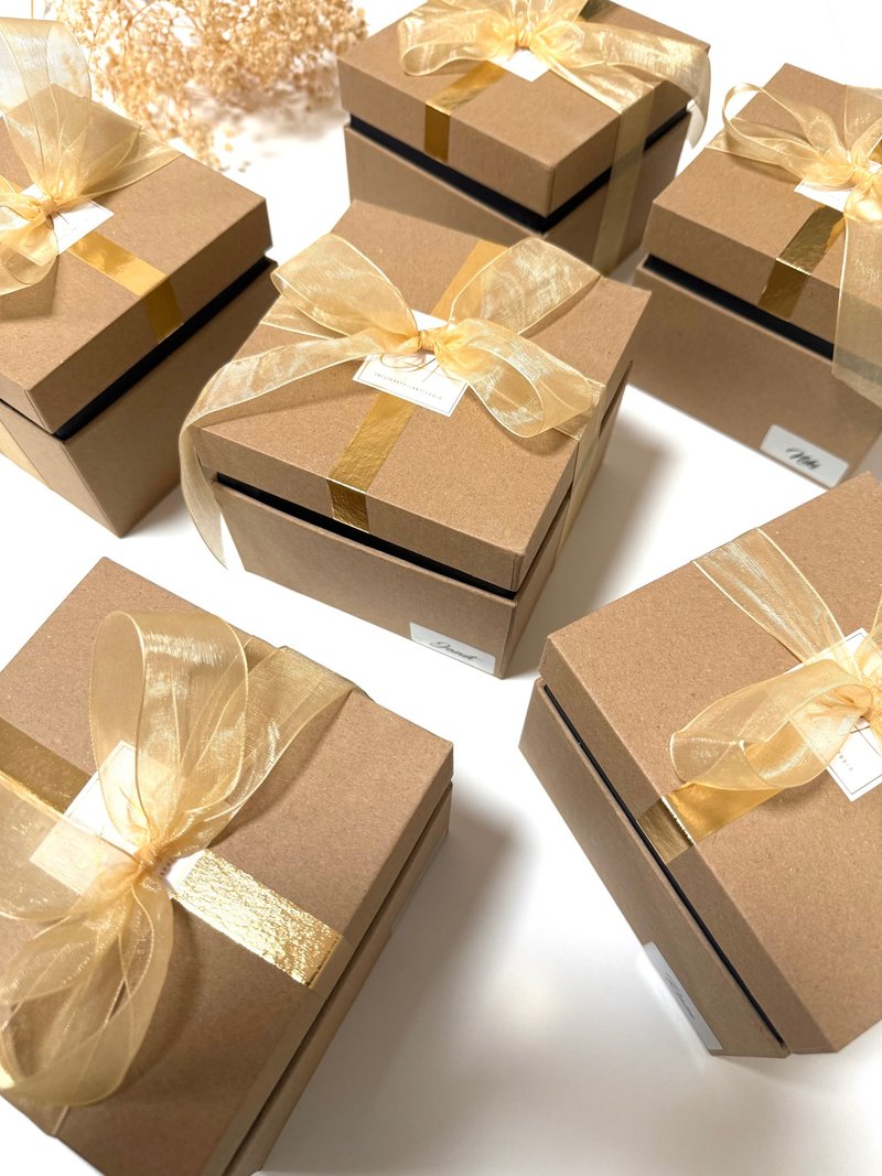 【客制包装】礼盒 包装  定制化  送礼 结婚 婚礼 毕业礼 送礼 - 卡片/明信片 - 竹 咖啡色