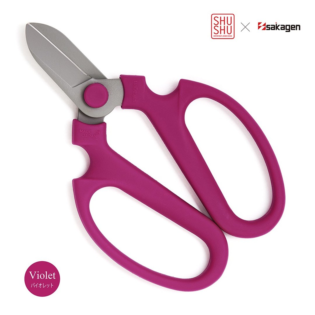 SHUSHUxSangen Flower Scissors Hand Creation F-170/ Flower Type (Violet) - 其他 - 其他材质 红色
