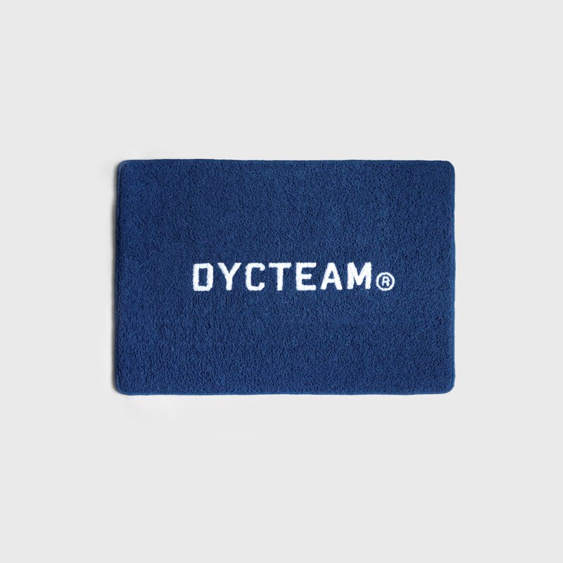 DYCTEAM - LOGO MAT (blue) - 地垫/地毯 - 棉 蓝色