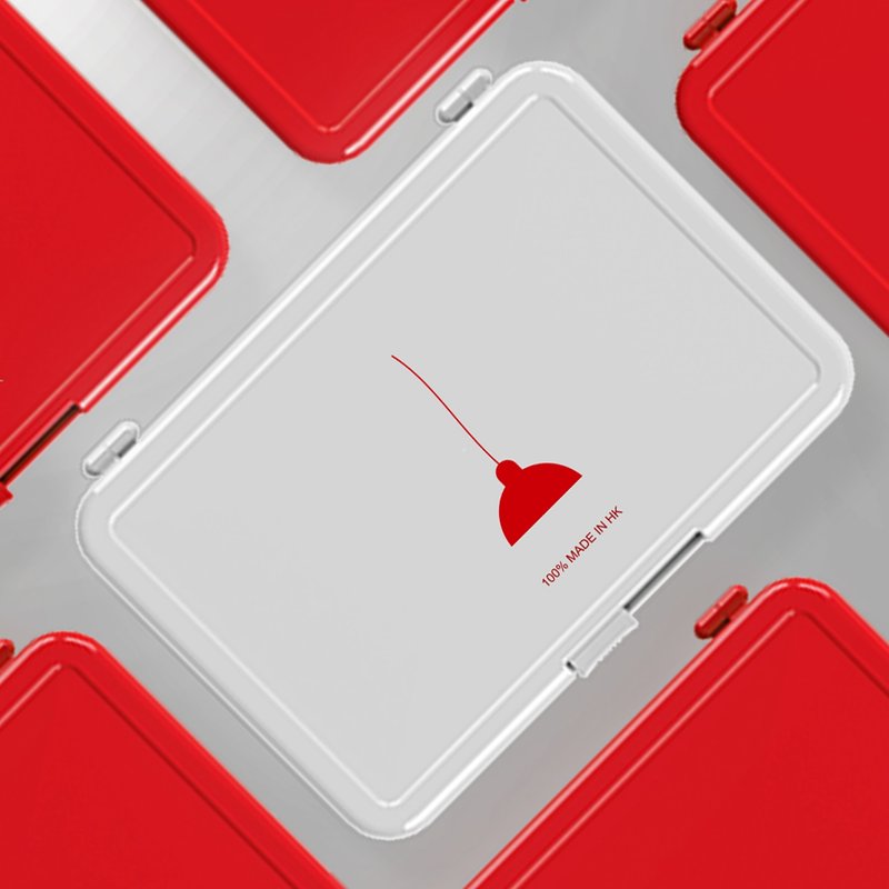 【MIHK】红A收纳万用盒(中) - 收纳用品 - 塑料 多色