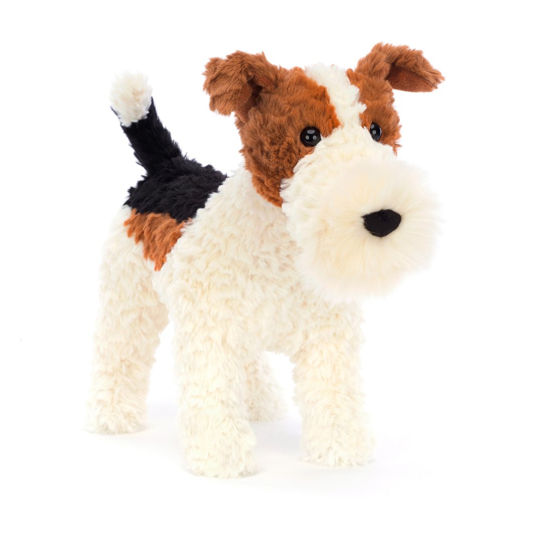 Hector Fox Terrier 猎狐㹴犬 梗犬 爹利 猎犬 - 玩偶/公仔 - 聚酯纤维 咖啡色
