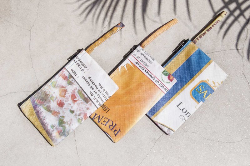 回收设计收纳包 民族风包 化妆包 手机包 环保袋 耳机袋-环保米袋 - 化妆包/杂物包 - 环保材料 多色