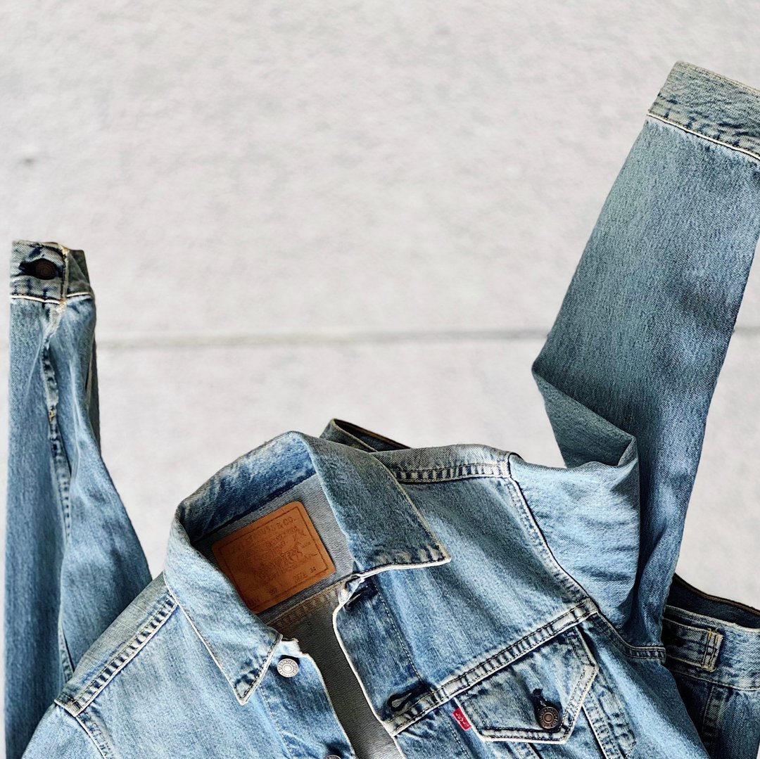 levis / 557 LVC3 浅水蓝色经典素面版型 丹宁牛仔外套 coat - 女装休闲/机能外套 - 棉 蓝色