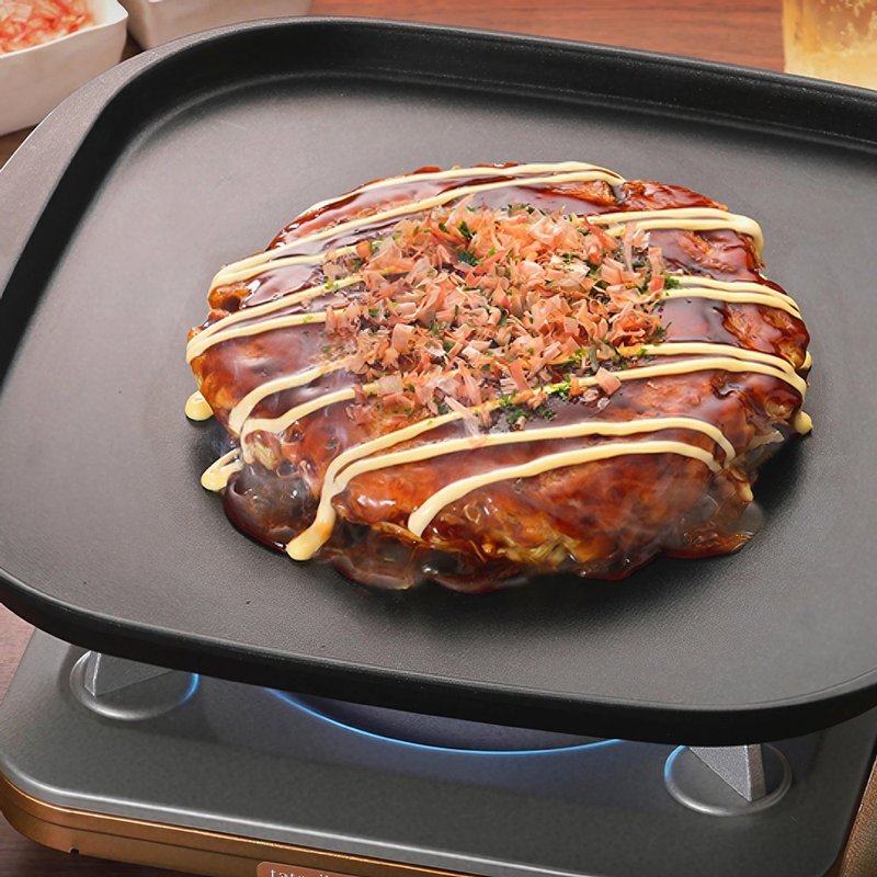 【Iwatani岩谷】烧肉方型不沾烤肉盘 - 露营用品 - 其他材质 