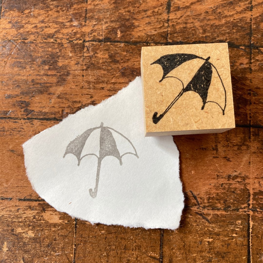 muu 酱印章 / 展开的雨伞 - 印章/印台 - 橡胶 