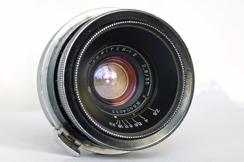 Jupiter-12 2.8/35 黑色苏联镜头测距仪基辅 LZOS Contax RF 安装座 - 相机 - 其他材质 黑色