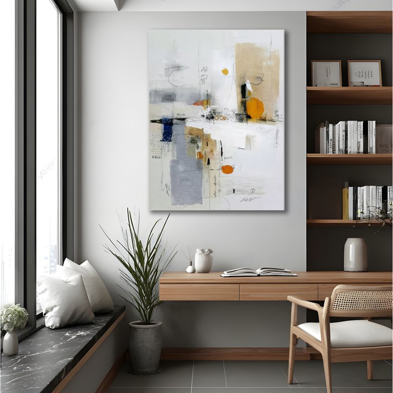 6070抽象画-无框画 | 装饰画 | 油画 | 挂画 | 室内设计 | 入厝礼 - 海报/装饰画/版画 - 其他材质 多色