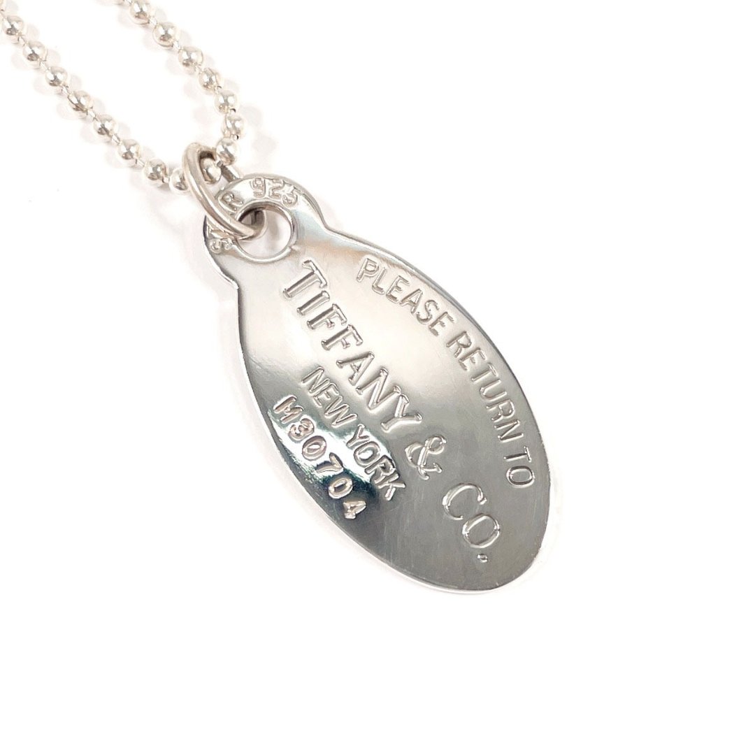 【日本直送 二手美品】蒂芙尼 TIFFANY&Co. 项链 Return to 椭圆标签 珠链 银 925 - 项链 - 纯银 银色