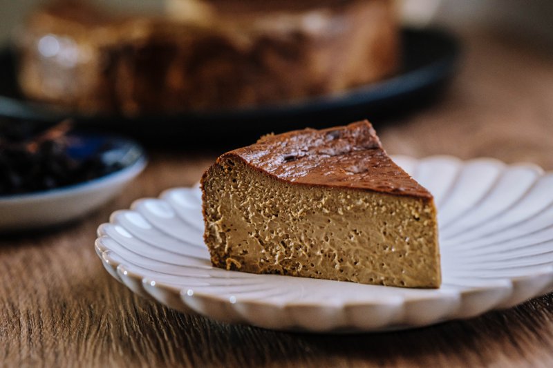 半熟系奶酪蛋糕-舞鹤蜜香红茶 - 蛋糕/甜点 - 新鲜食材 咖啡色