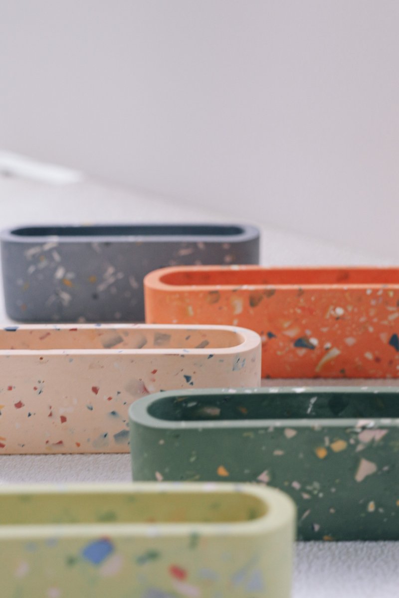 边料再生_磨石子名片座 永续计划 - 名片架/名片座 - 环保材料 