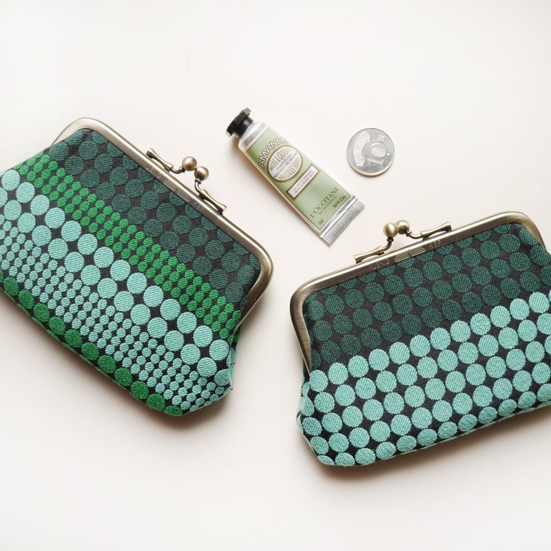 翠丝湖  口金包 子母包 / 零钱包 【台湾制造】 - 手拿包 - 其他金属 绿色