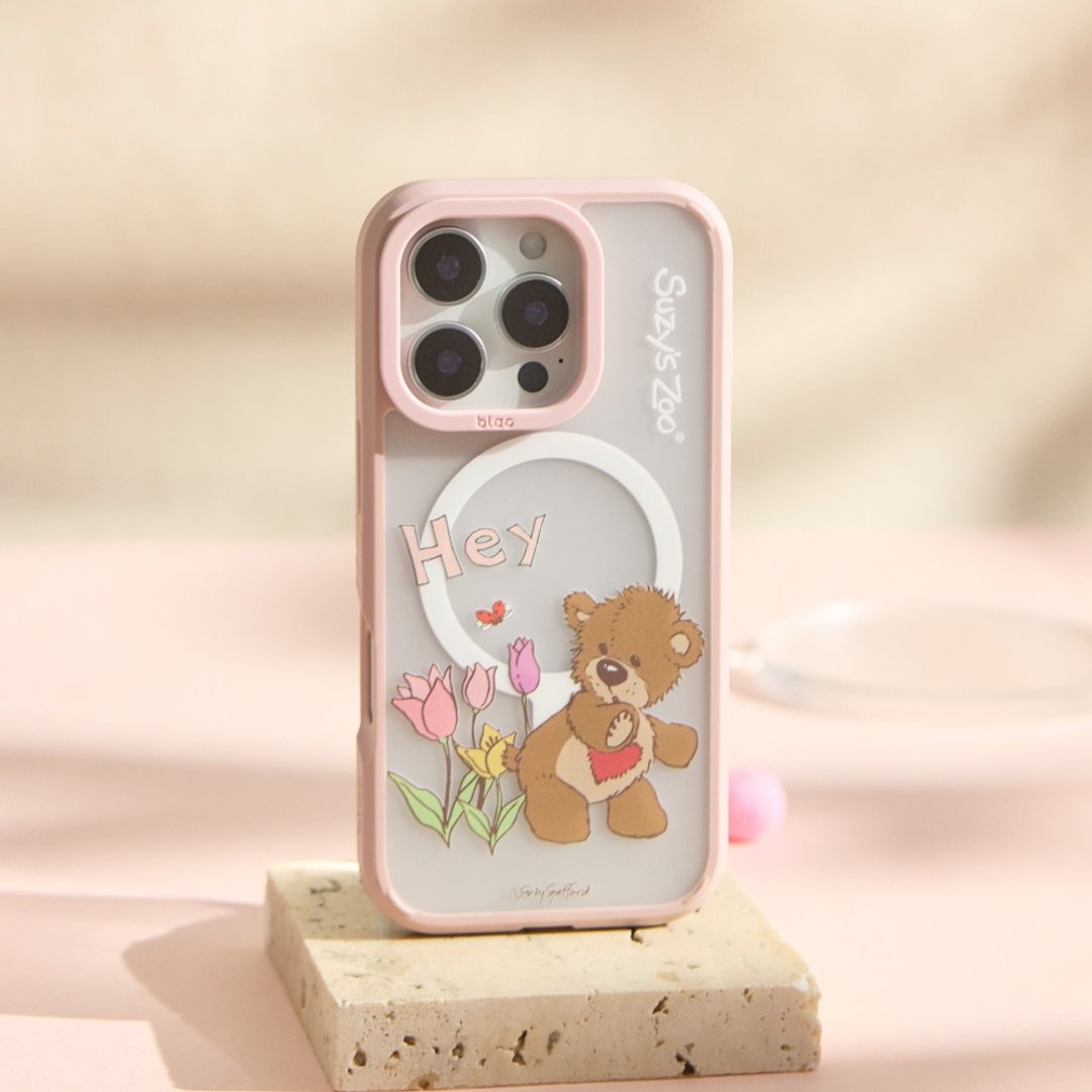 Suzy's Zoo花现惊喜极光雾透MagSafe iPhone手机壳 - 手机壳/手机套 - 塑料 多色