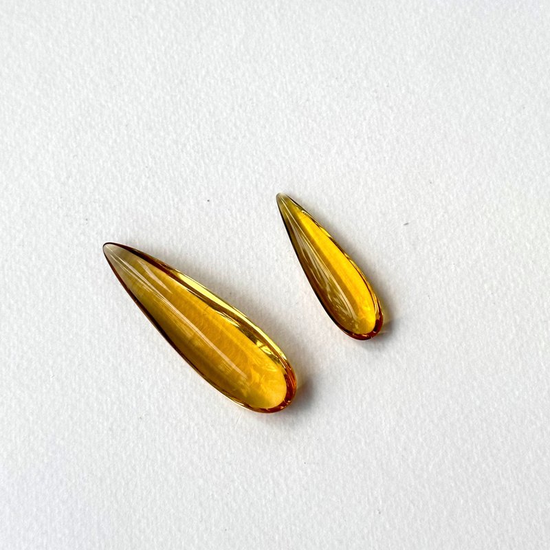【天蝎射手座|11月诞生石】黄水晶水滴 办公室家中疗愈 设备摆饰 - 摆饰 - 水晶 黄色
