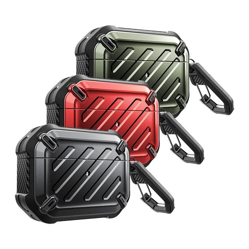 SUPCASE AirPods Pro 1/2代 UB Pro全面防护军规防摔壳 - 耳机收纳 - 塑料 黑色