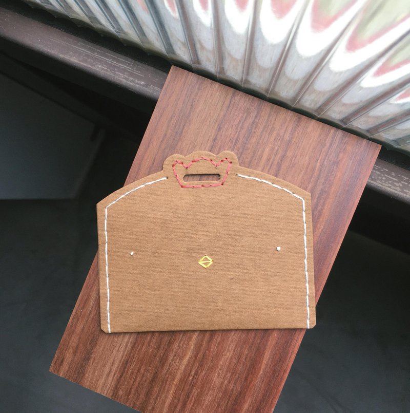 土鸡 票卡夹 现货立刻出 - 证件套/卡套 - 纸 咖啡色